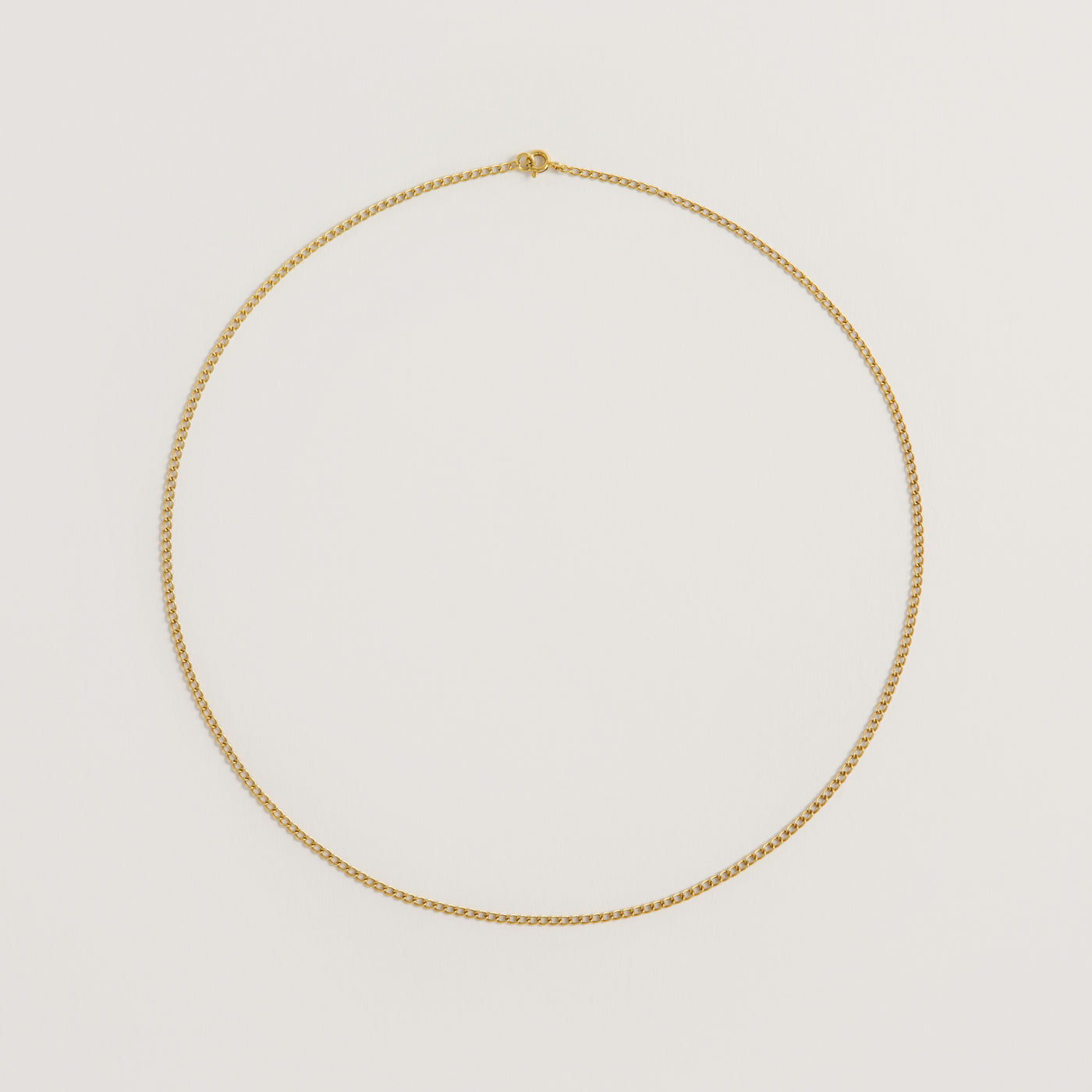 30inch 22ct gold chain on tonal background from Freya Rose London