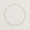 30inch 22ct gold chain on tonal background from Freya Rose London