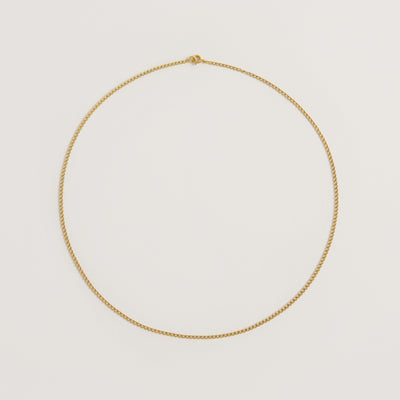 15inch 22ct Gold Vermeil Chain Necklace - Freya Rose Designer Necklace
