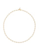 Oval Crystal Framed Necklace