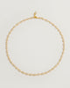 Oval Crystal Framed Necklace