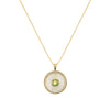 Peridot Mother of Pearl Necklace