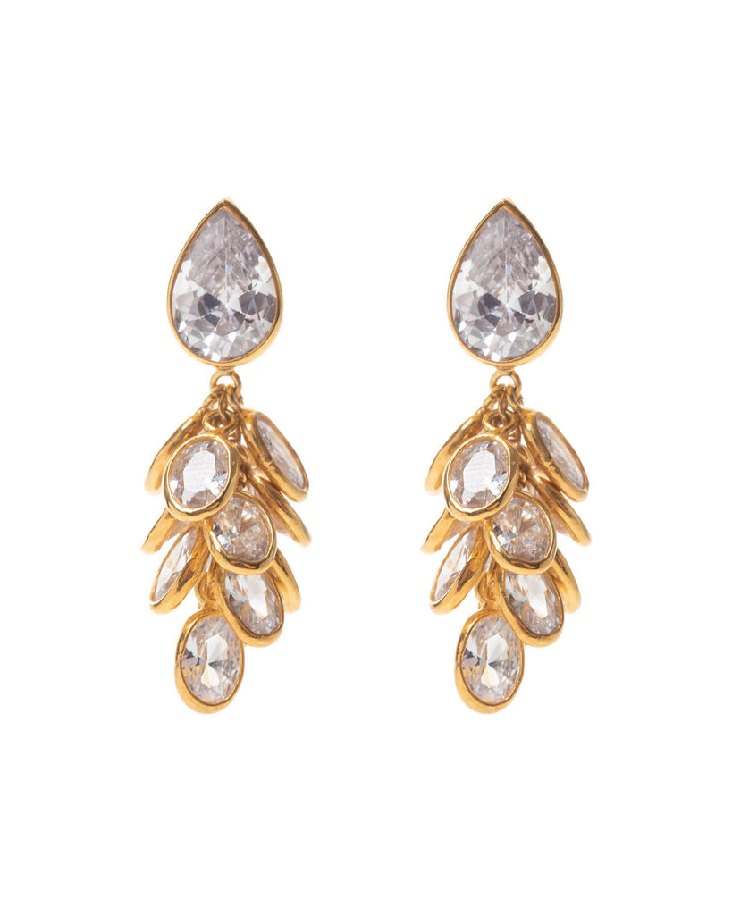 Petite Gold Vermeil Crystal Drops
