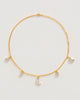 Petite Moon Necklace, Gold