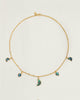 Warrioress Paua Petite Moon Necklace