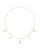 Petite Moon Necklace, Silver