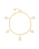 Petite Moon Bracelet, Gold