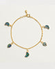Warrioress Paua Petite Moon Bracelet