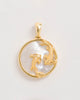 Pisces, Gold Zodiac Pendant