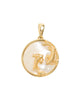 Pisces, Gold Zodiac Pendant