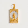 Rectangle Lion Pendant