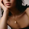 Rectangle Bee Pendant