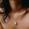 Rectangle Eagle Necklace
