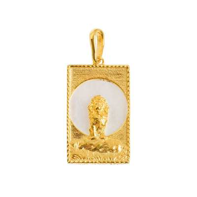 Rectangle Lion Necklace