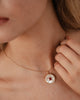 Ruby Mother Of Pearl Necklace
