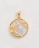 Sagittarius, Gold Zodiac Pendant