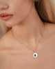Sapphire Mother Of Pearl Necklace