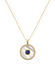 Sapphire Mother Of Pearl Necklace
