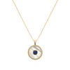 Sapphire Mother Of Pearl Necklace
