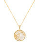 Sagittarius, Gold Zodiac Necklace