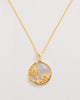 Scorpio, Gold Zodiac Necklace