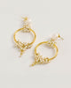 Seed and Baroque Pearl Mid Hoops