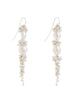 Silver Baroque Pearl Long Drops