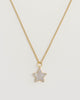 Star Pendant 18ct Gold Plated Necklace