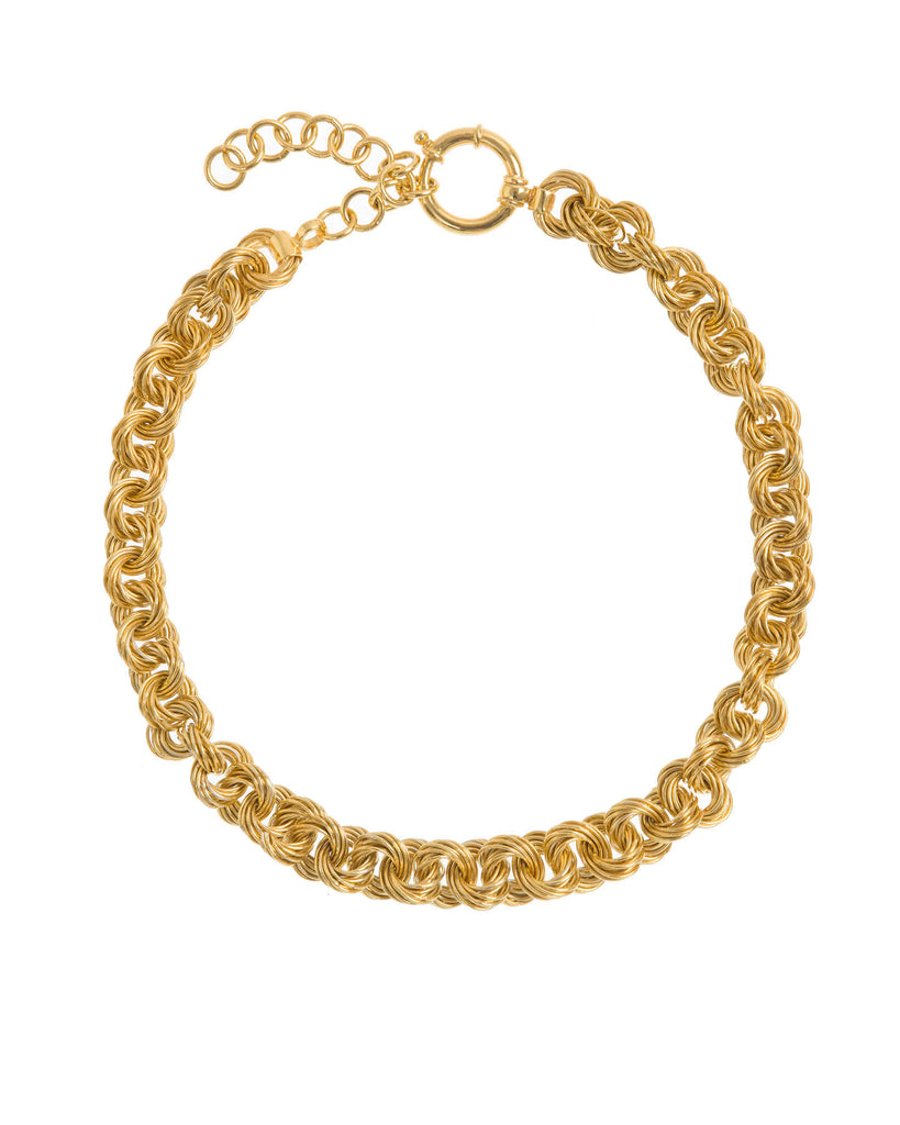 Sumba Circular Necklace Gold