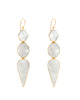 Warrioress Mother of Pearl Earrings