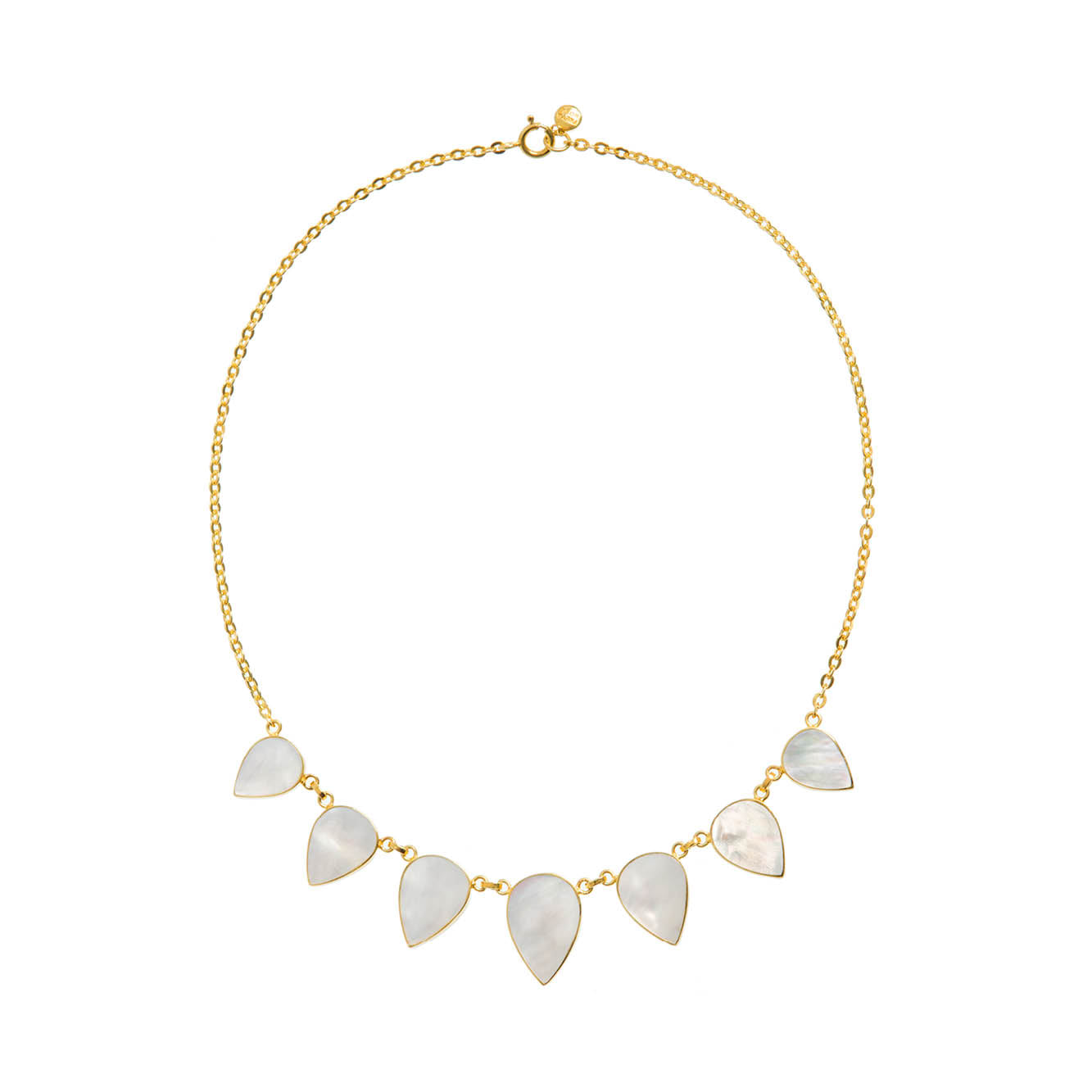 Warrioress Small Mother of Pearl Necklace