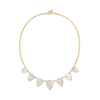 Warrioress Small Mother of Pearl Necklace