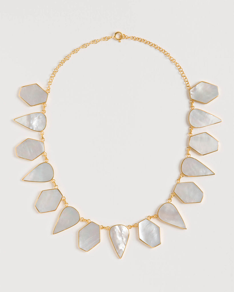 Warrioress Mother of Pearl Necklace