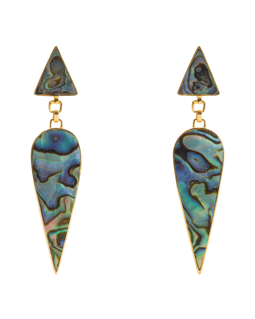 Warrioress Wonder Paua Earrings