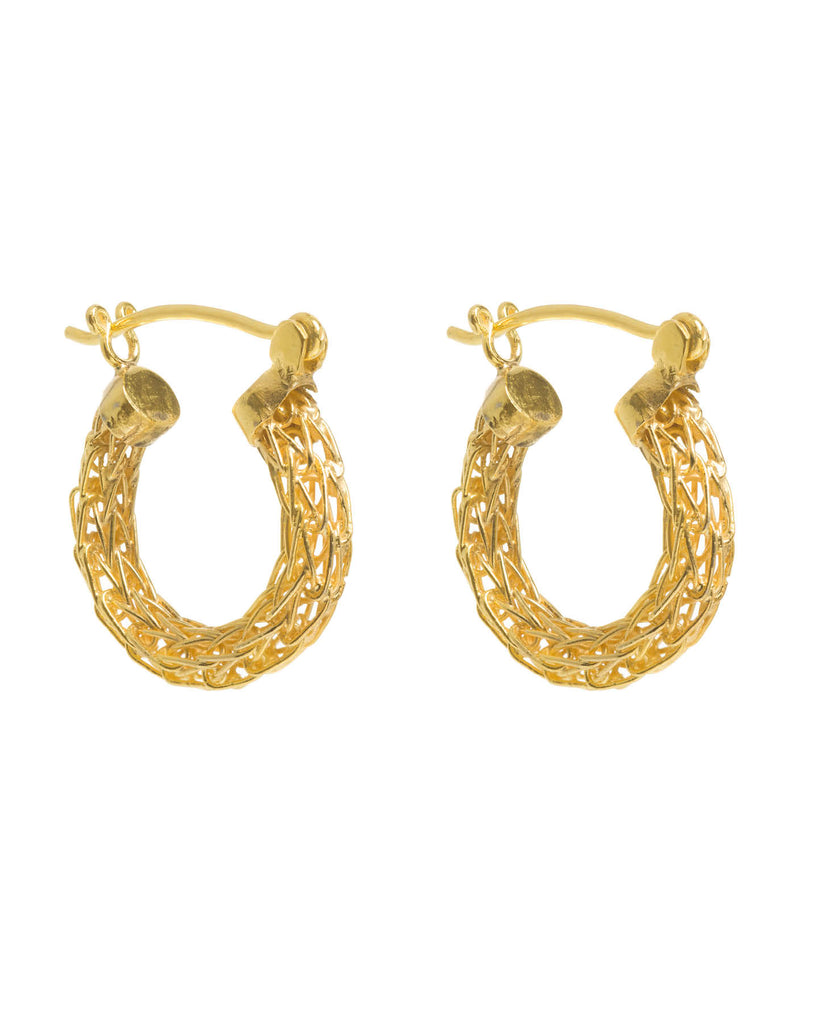 Woven for Women' Mini Hoops