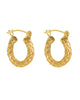 Woven for Women' Mini Hoops