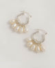 Silver Mini Hoops with Detachable Pearls