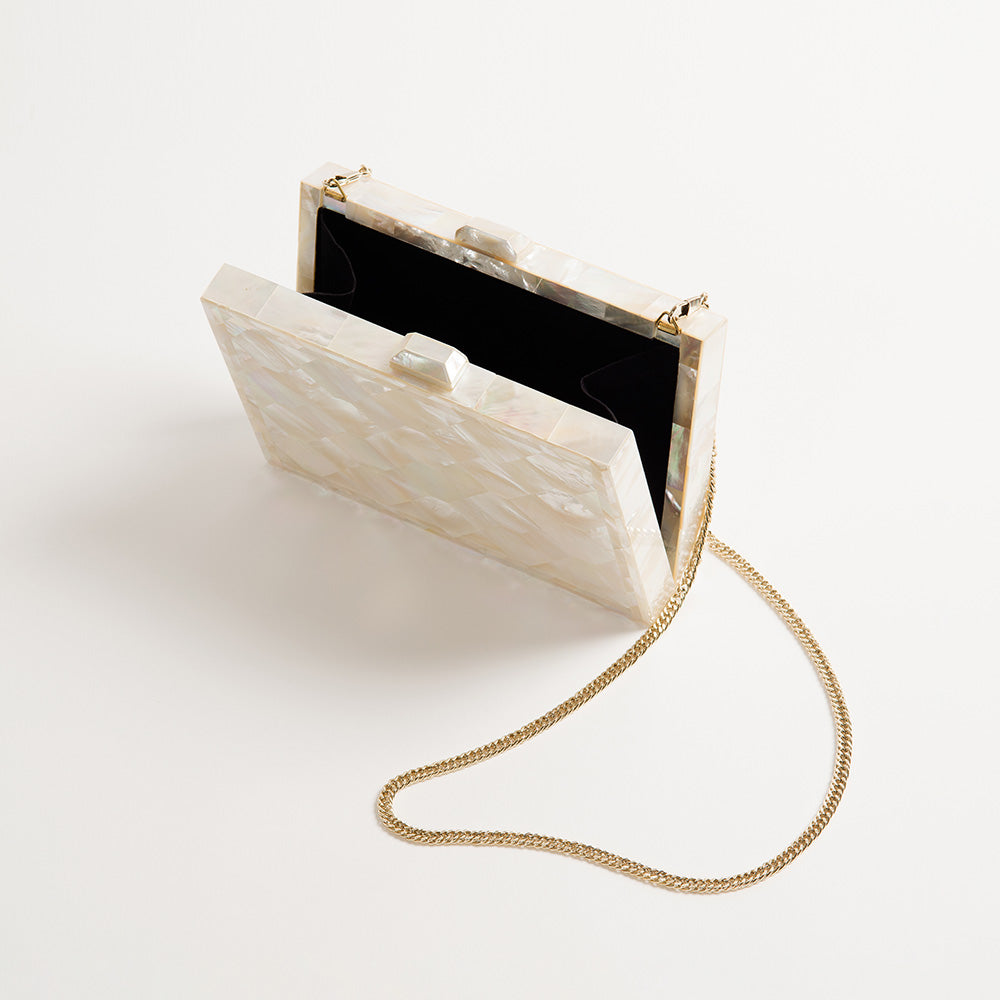 Mother of Pearl Clutch Bag in Yellow – Kultura Filipino | Support Local