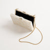 Freya Rose Ivory Mother of Pearl Open Clutch "Athena"