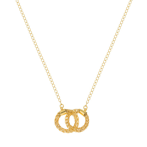 Woven Kindred Necklace Gold