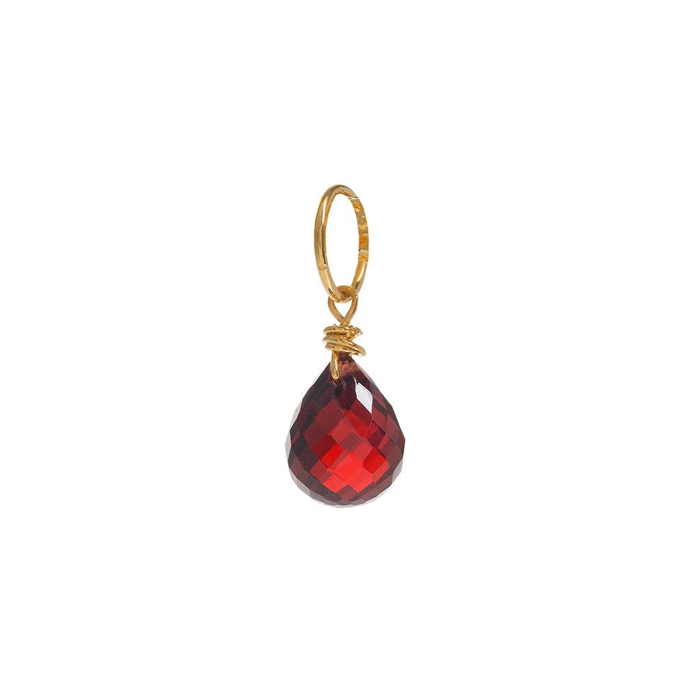Garnet Charm - Freya Rose Jewellery