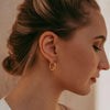 Gold Mini Hoop Earrings - Freya Rose Jewellery