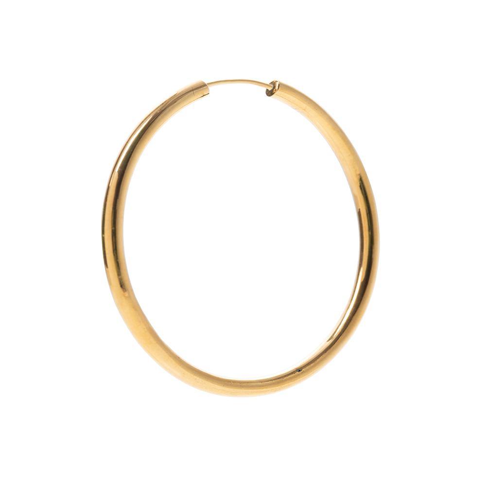Large Gold Vermeil Hoop Earrings - Freya Rose Jewellery