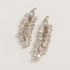 Silver Crystal Long Drop Earrings - Freya Rose Jewellery