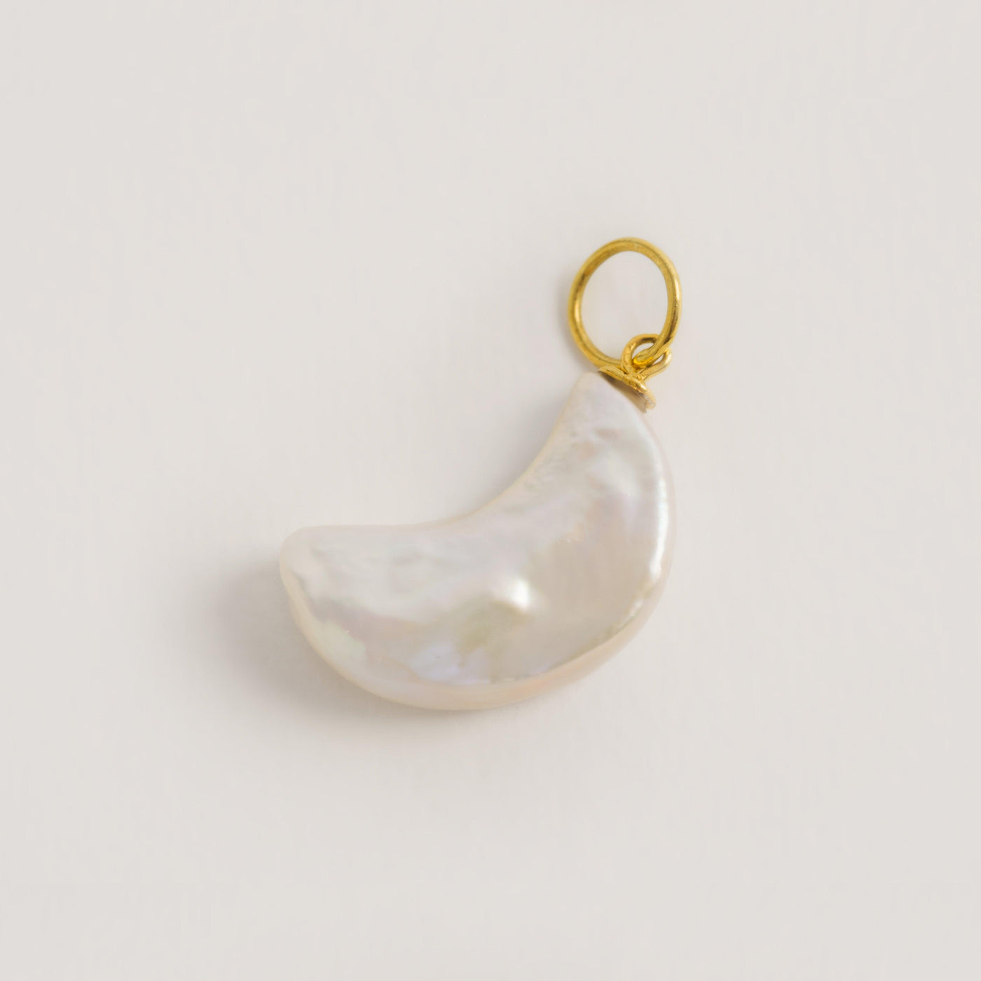 Moon Pearl Charm - Freya Rose Pearl Jewellery
