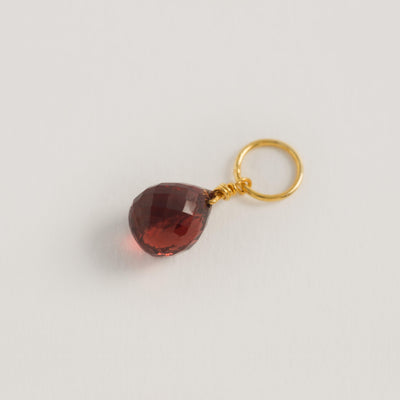 Garnet Charm - Freya Rose Jewellery