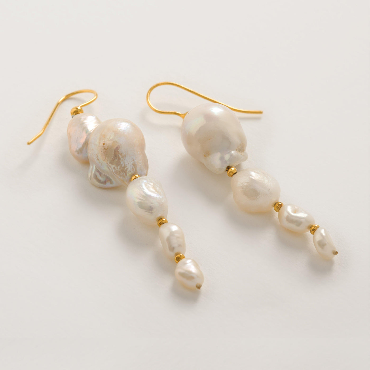 Large Baroque Pearl Drop Earrings - Freya Rose Jewellery