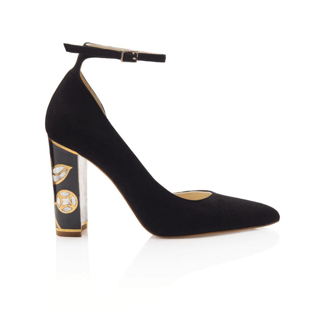 Rene - Pearl Heel - Freya Rose Pearl Shoes and Jewellery