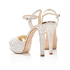 Freya - Pearl Platform Heels - Freya Rose Pearl Shoes and Jewellery