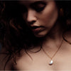 Moon Pearl Necklace Gold Vermeil - Freya Rose Pearl Jewellery